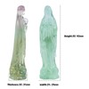 mookaitedecor Fluorite Crystal Praying Virgin Mary Figure, Decorative Mother of