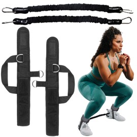 Ankle Resistance Bands with Cuffs Ankle Bands for Workout Equipment Hip Leg Glute Fitness Training Exercise Bands for Women Men Achieve Stronger and Firmer Lower Body Perfect for Home Gym Workout