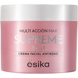 ésika - Crema Facial Supreme 8 en 1 Multi Acción Max 50g, Crema Antiedad, Piel Lisa e Hidratada, Unifica el Tono y Reduce Arrugas, con Pro Retinol y Colágeno, 8 Beneficios en 1