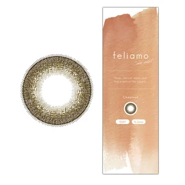 Coloracon feliamo Mai Shiraishi One Day 10 Pieces Chestnut (Prescription) [-1.50]