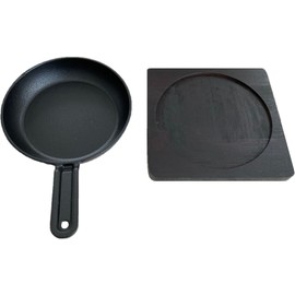 Ishigaki Skillet, 5.9 inches (15 cm), Inner Diameter 5.6 inches (14.1 cm) x Depth 1.1 inches (2.7 cm), Snack Skillet with Deck, Iron Casting, Direct Fire, Induction Compatible, Oven, Grill, Outdoor,