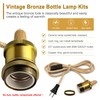 Lamp Kits for Do it Yourself, Brass Bottle Lamp Kit,