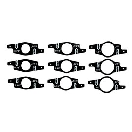 BullseyeBore Core Standard Chuck Drill Alignment Guides (9-Pack) - Centering Accessory for Precision Mounting and Improved Balance, Compatible with Drill Chuck Sizes 0.70" to 1.10"