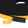 Trisiki Weather Stripping Door Seal Strip, Strong Adhesive, Lightproof, Noise-Reduction,