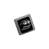 KPREPUBLIC Novelty Shine Through Keycaps ABS Etched Back lit Black