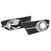 Pair of Fog Light Bezel Impact Resistant Strong Protection 25887505