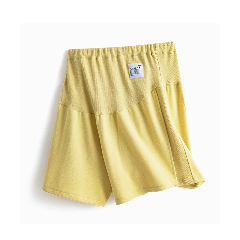 Aimoha Women's Maternity Shorts, Half Pants, Thin, Showpan, Adjuster, Plain,