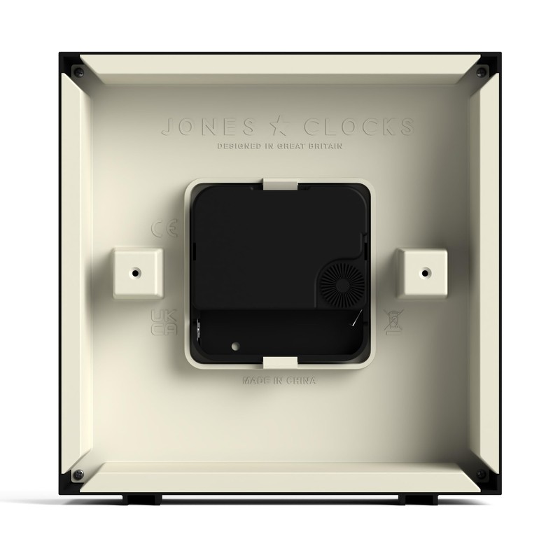 JONES CLOCKS® 'Disco' desk clock – sleek square design in