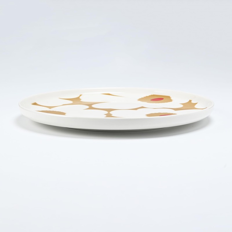 Marimekko 72864 072864 183 Unikko Unikko Plate, 7.9 inches (20