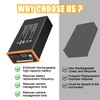 2 Pack 6700mAh Battery Pack Compatible with Moultrie Edge Cellular