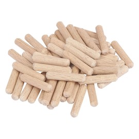 Trend Beech Wood Dowels, Pack of 500, 8mm Diameter x 30mm Length, Grooved for Efficient Gluing of MDF & Chipboard Joinery, DWL/2/500