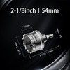 Mollom (2-1/8''|54mm) Heavy Duty Carbide Hole Saw with 2 Pilot