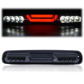 ALLGOOD LED Bar 3rd Third Brake Light, Compatible with Chevy Silverado/Sierra 1999-2007, High Mount Rear Stop Light Cargo Lamp, Smoky Lens Clear Housing