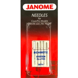 Janome Needles ELX705 For CoverPro Models Size 90/14 Sewing Needles #795808104