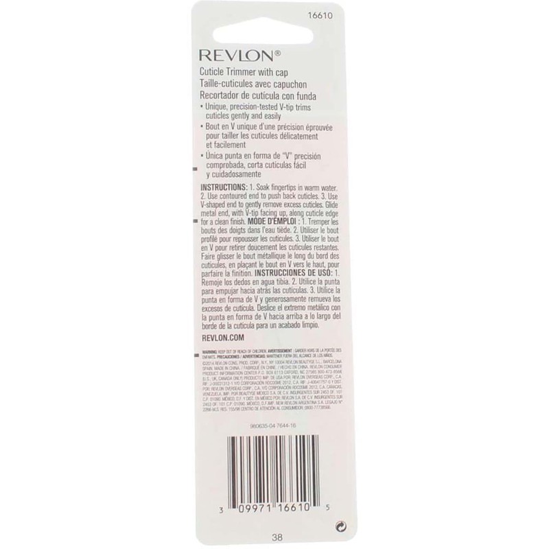 Revlon Cuticle Trimmer with Cap 1 ea