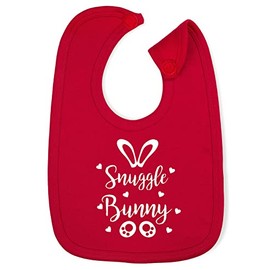 Hippowarehouse Snuggle Bunny - Easter cotton baby nursing bib boys girls 35cmx22cm