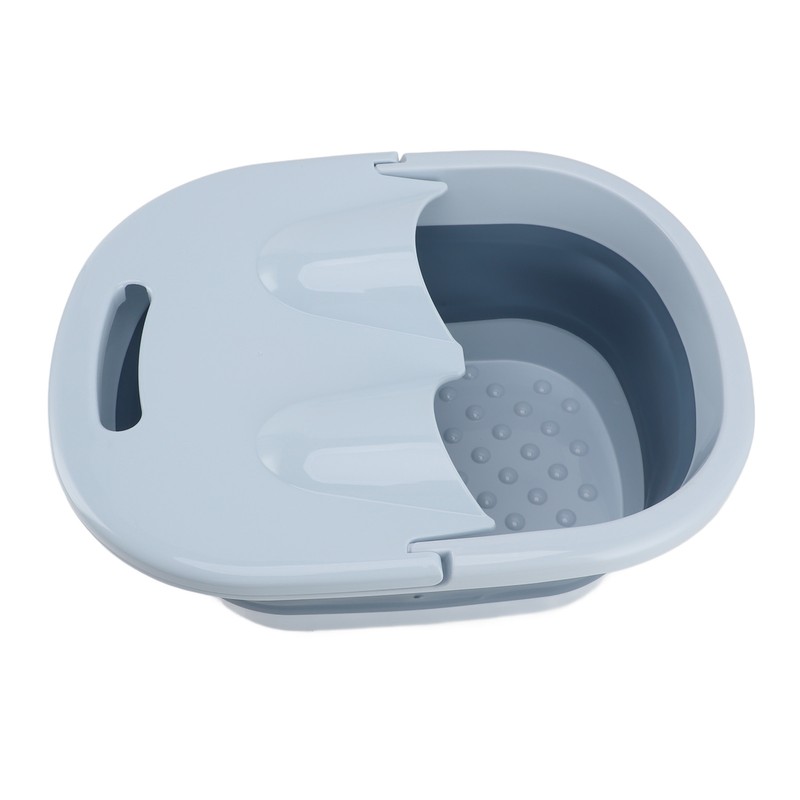 Foldable Foot Bath Basin with Massage Acupoint PP Silicone Foot