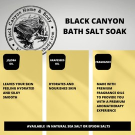Black Canyon Citron & Sage Scented Epsom Salt Bath Soak, 16 Oz