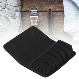10 Holes Harmonicas Storage Bag, Portable Black Eva Shockproof Cloth Cover 7Holder, Light and Portable, Soft Internal Slot, Great with Carrying Capacity for Harmonica Lovers