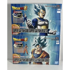 Bandai Figure-Rise Standard Lite Model Kit Super Saiyan God Super Saiyan Goku & Vegeta
