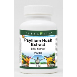 Terravita Psyllium Husk 85% Extract Powder (1 oz, ZIN: 520089) - 3 Pack