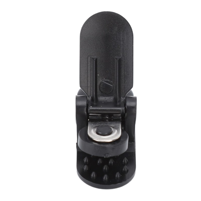 20pcs Hearing Aid Lanyard Clip Black ABS Clip Replacement Accessory