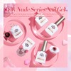 Born Pretty Jelly Gel Nail Polish Set Sheer Nude Pink