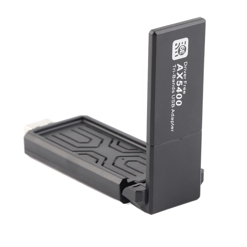 WiFi 6E Network Adapter 5400Mbps USB Network Card with Triple