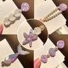 5 pieces - Mermaid, Pearl, shell, starfish, multicolor hair clip