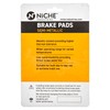 NICHE Brake Pad Set for Honda Goldwing 1800 F6B 06456-MCA-016