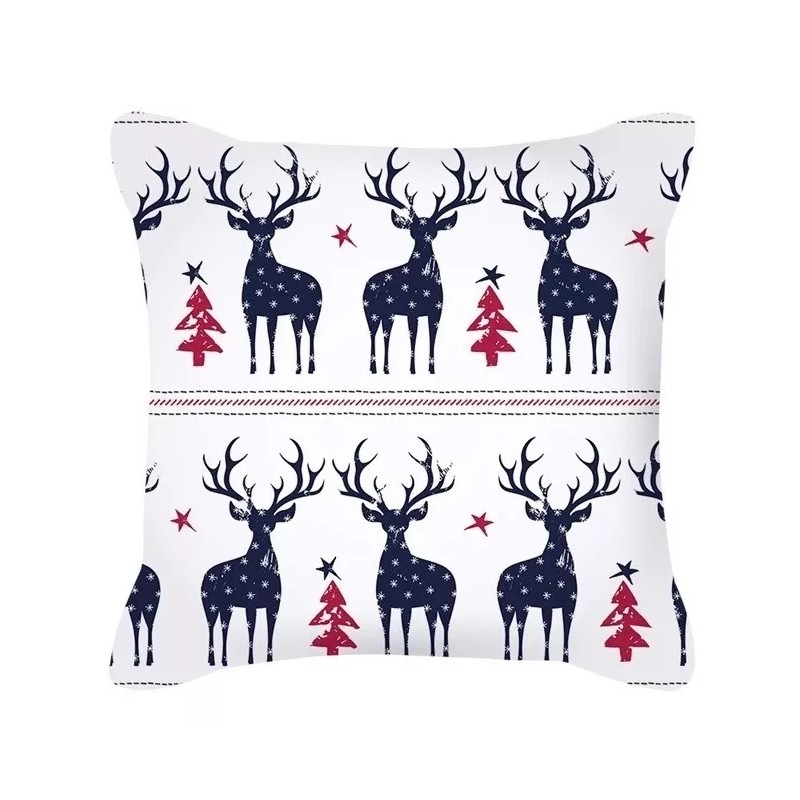 Tuybb Juego 6 Fundas Cojín Cojines Navideños Adorno Navidad Regalo