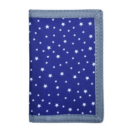 sundee RFID Wallet, Mini Trifold Coin Purse Cartoon Wallet with Zipper for Kids - Little Stars
