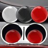 Car Cup Holder Coasters, Silicone Non-Slip Insert, Universal Fit, Black,