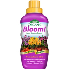 Espoma Organic Bloom! 16-Ounce Concentrated Plant Food – Plant Fertilizer and Bloom Booster for All Flowering Plants. Promotes Vigorous Growth and Blooming - Pack of 3