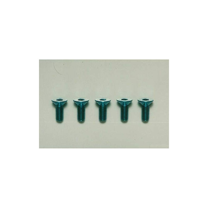 タミヤ HOP-UP OPTIONS OP-772 3x8 6角皿ビス ブルー/5本