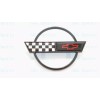 AUTO 2PC 1984-1996 C4 Corvette Black Front Nose Hood Rear