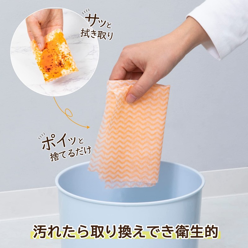 Astro 619-10 Kitchen Cloth, 50 Cuts, 3 Rolls, 7.7 x