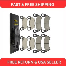 Caltric Front Rear Brake Pads for Polaris Ranger 900 2011-2014 / Ranger XP 900 2013-2019