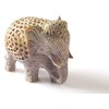 StarZebra - Nested White Elephant Figurines Handmade in Jali or