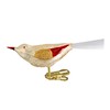 Jingle Bells Lauscha Glass Bird with Glass Tail Tradition