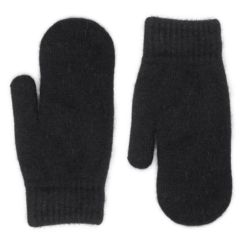 Winter Warm Mittens for Women Faux Rabbit Fur Knit Mittens