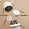 600ml Vacuum Flask, Portable Coffee Cup with Lid, Double Function