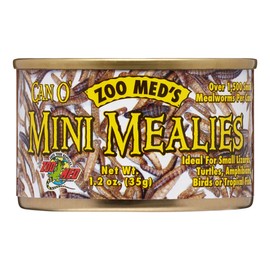 Zoo Med Laboratories SZMZM47 Zoo Can O Mini Mealies, 1.2-Ounce