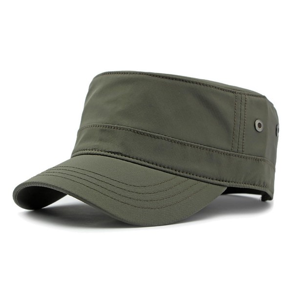 Motayu18 Men's Fitted Cap, Mesh Material, Breathable, Waterproof, All Seasons,