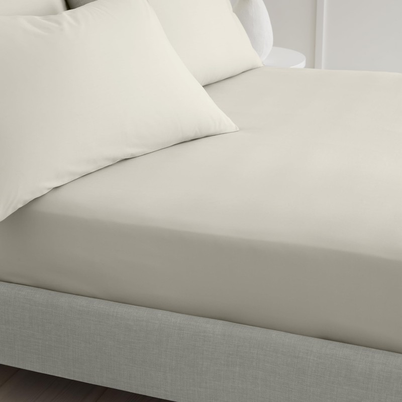Bianca 200 Thread Count Cotton Percale Super King Extra Deep