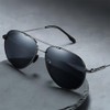 N nEW LIVES YJ001 Sunglasses, Polarized Sunglasses, Titanium Alloy Frame,
