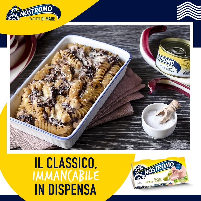 Nostromo - Tonno all'olio di oliva, 2 lattine da 160gr.