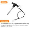 QUARKZMAN Pack of 2 T-Handle Locking Pins, 5 mm x