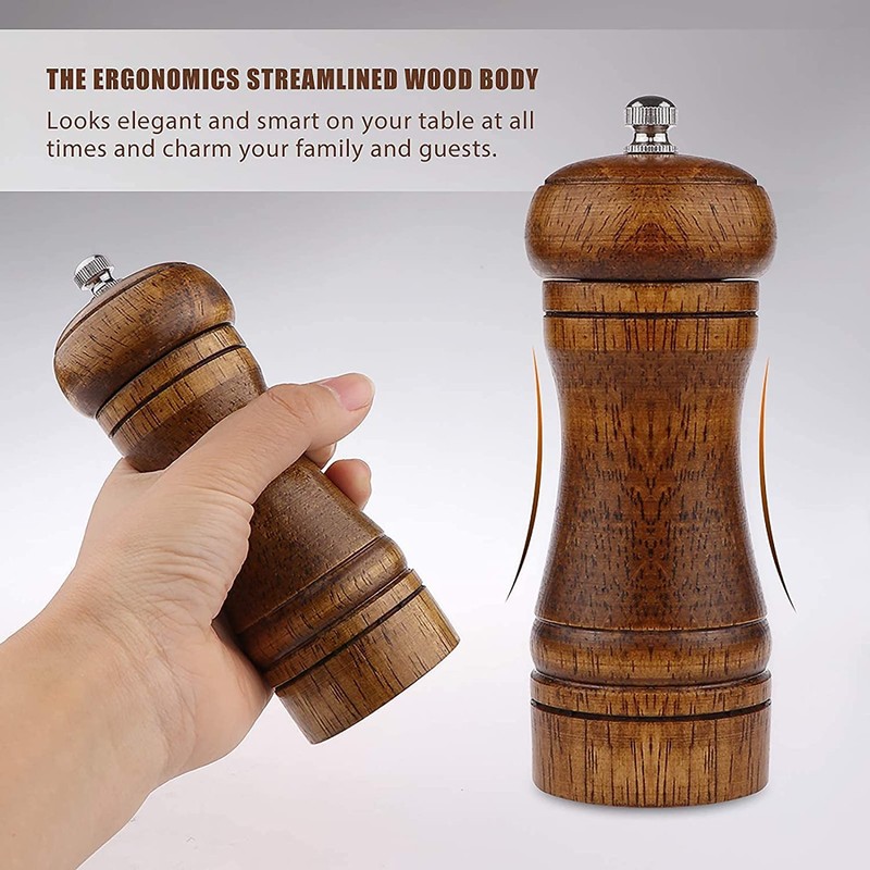 Pepper Grinder - 5 inch Pepper Mill Pepper Grinder Refillable