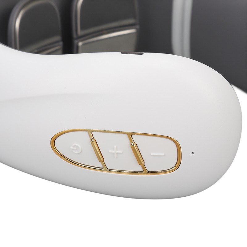USB Intelligent Neck Massager 6 Modes Kneading Hot Compress TENS